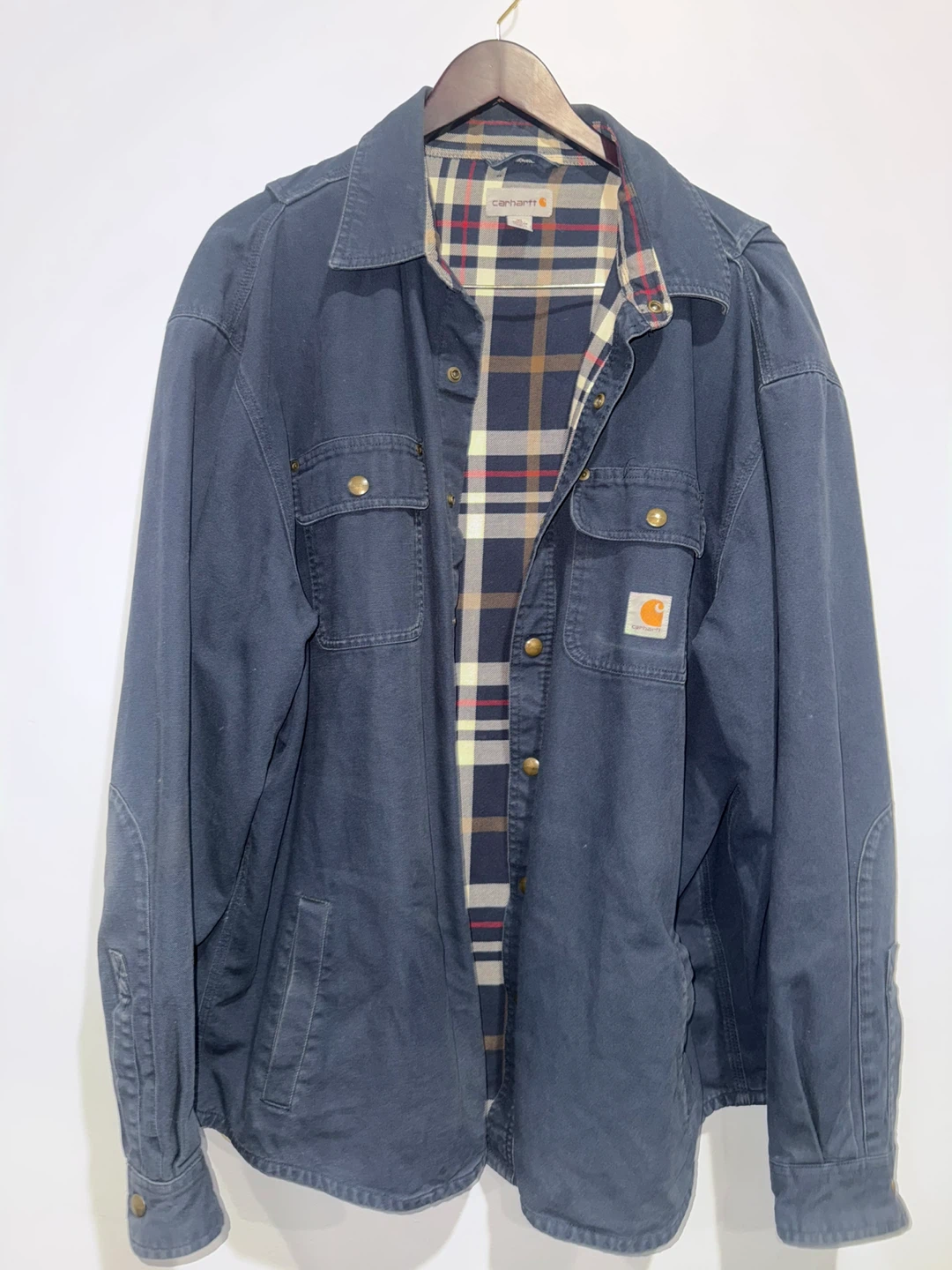 Vintage Carhartt Men's Insulated Flannel Lined Jacket