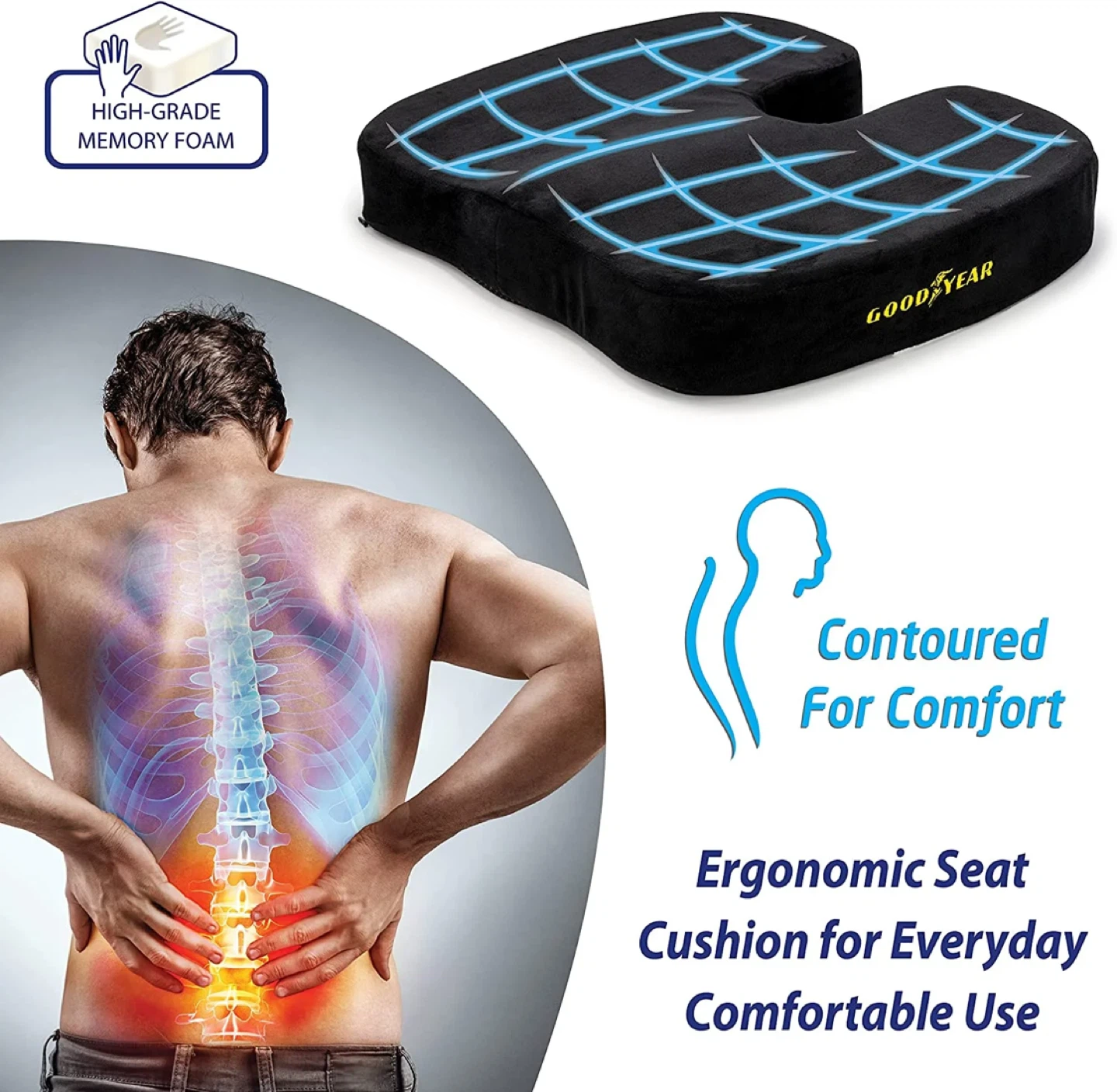 Goodyear Ergonomic Seat Cushion