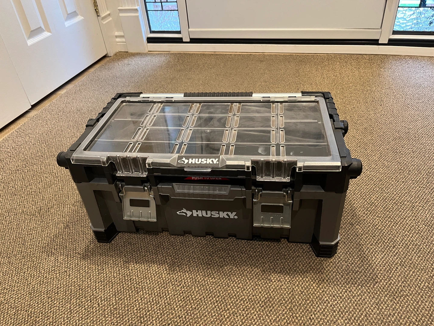 Husky 20-Compartment Small Parts Organizer Tool Box