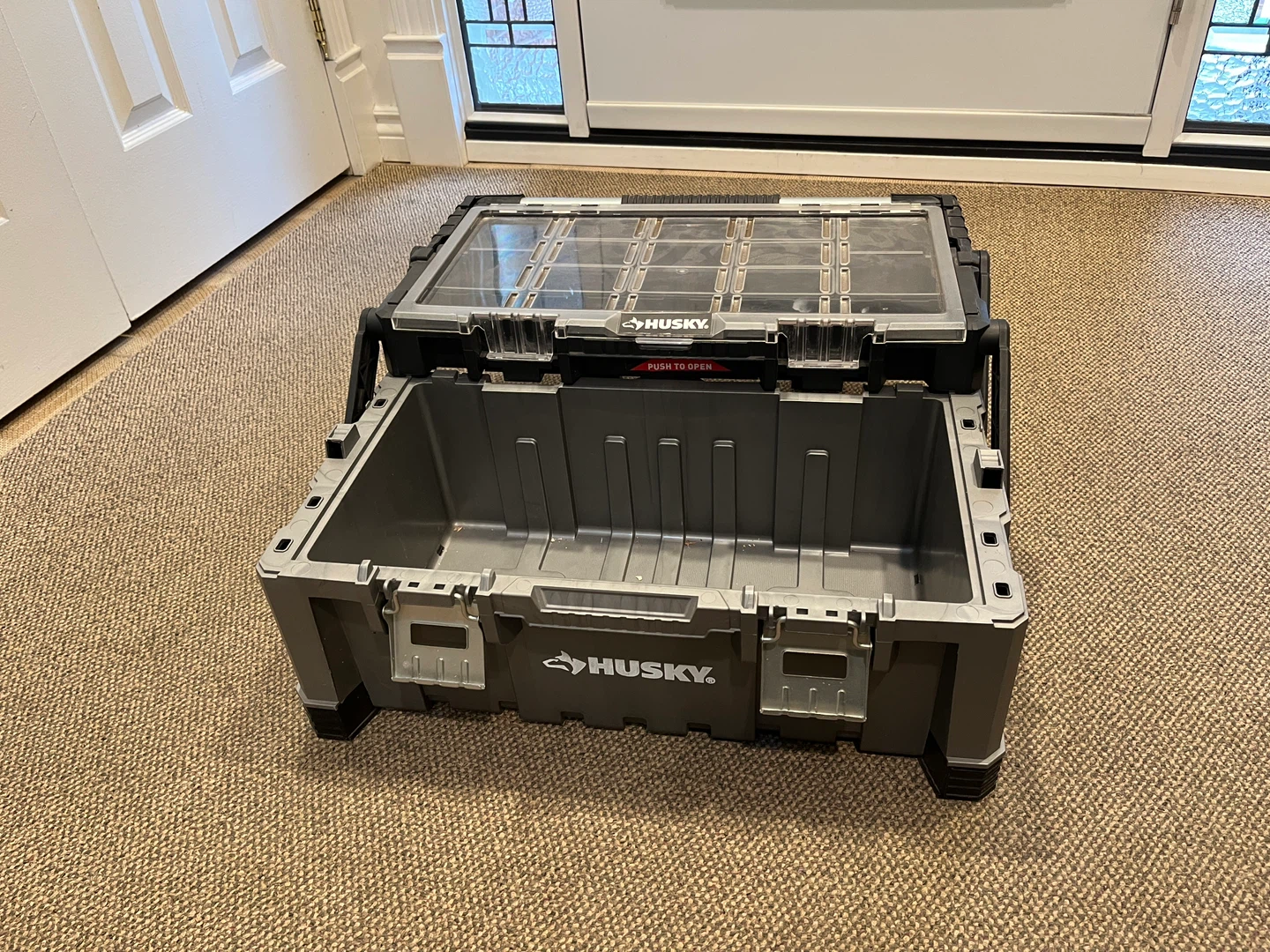 Husky 20-Compartment Small Parts Organizer Tool Box - photo 3