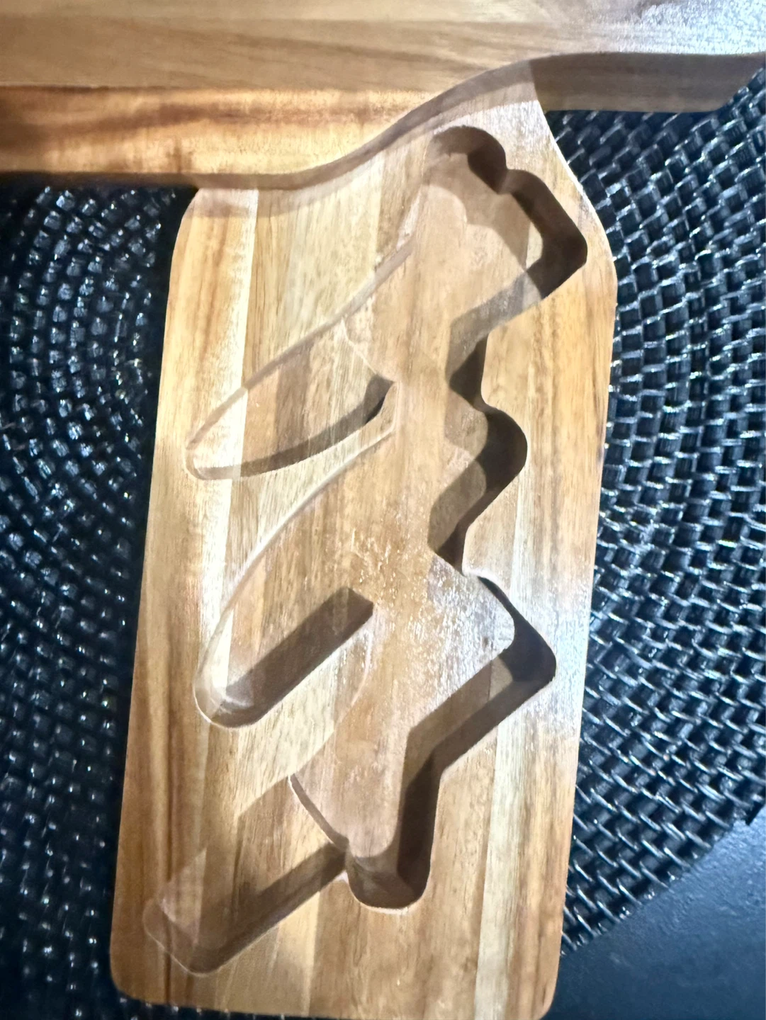 Wooden Cheese Board with Cutouts - photo 3