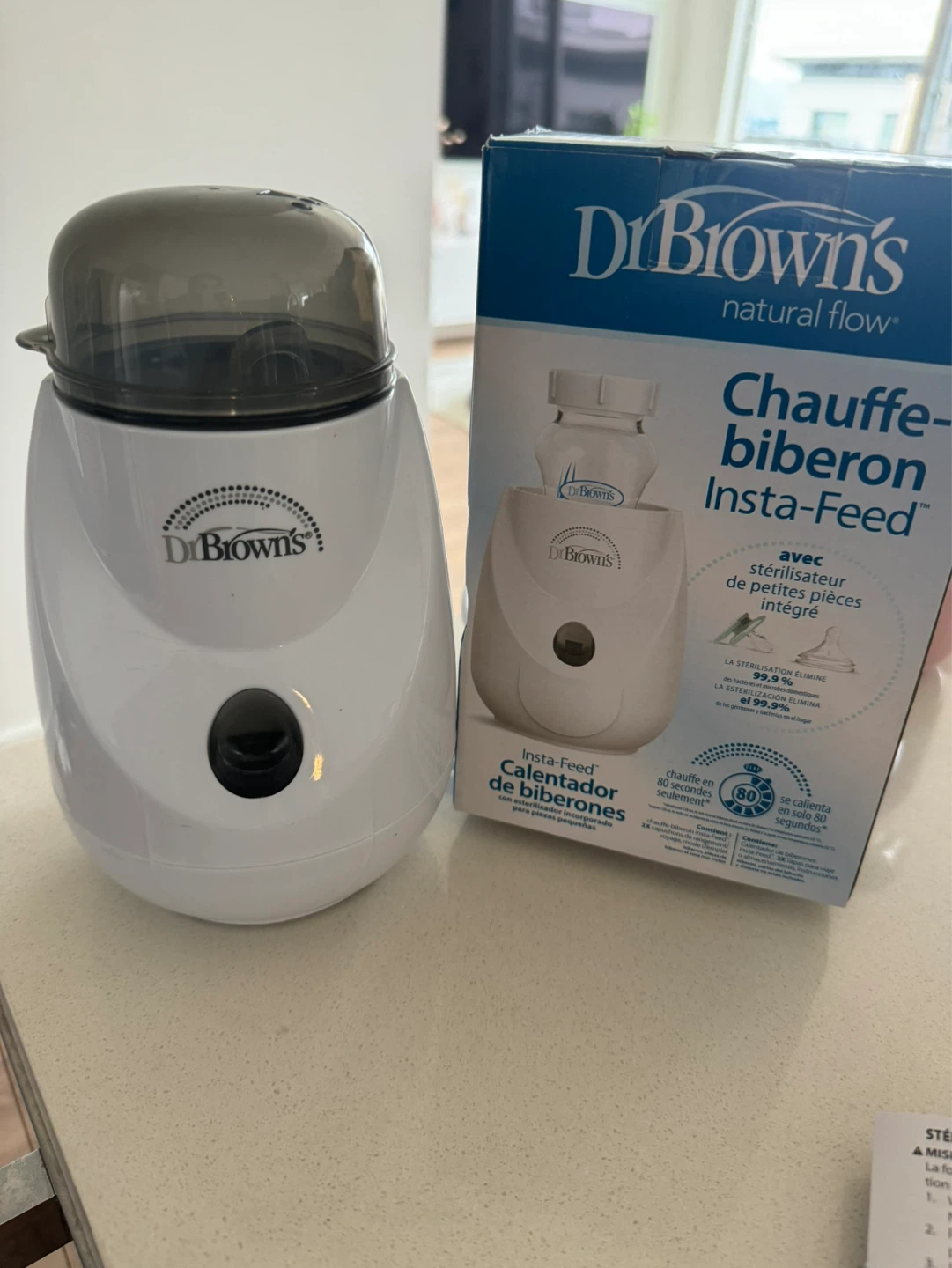 Dr. Brown's Natural Flow Insta-Feed Bottle Warmer and Sterilizer - photo 2