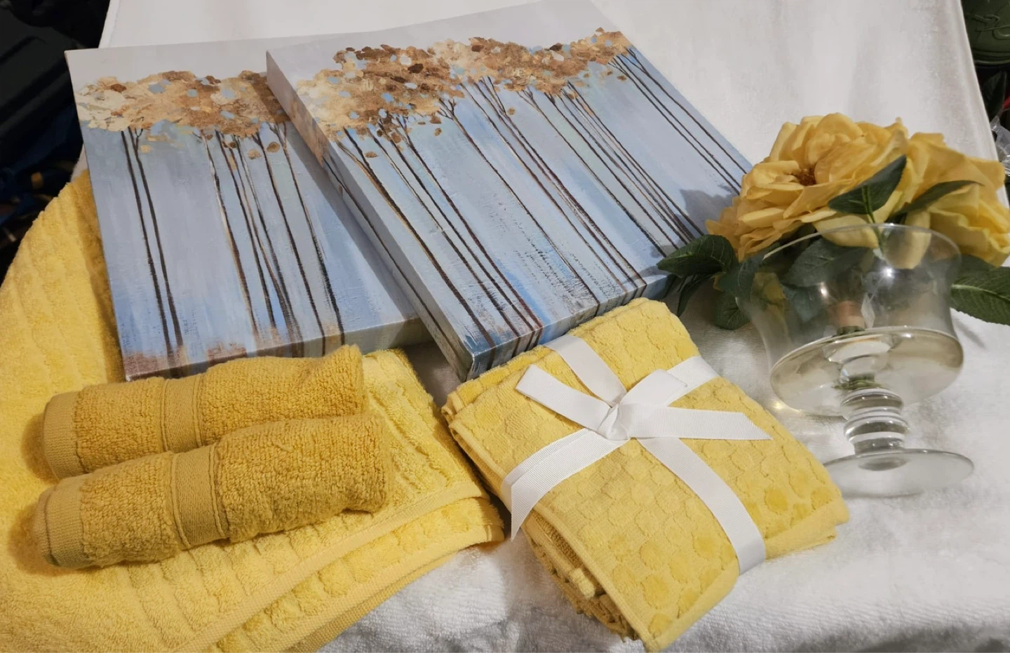 Yellow Bathroom Decor 7 Piece Set - photo 2