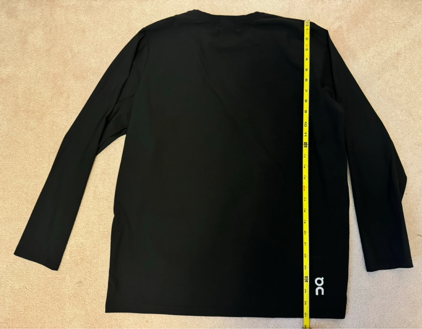 ON Running Long Sleeve - Black - Size L - photo 2