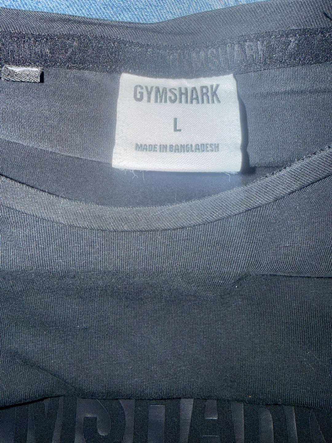 Gymshark Black T-Shirt - Size L - photo 4
