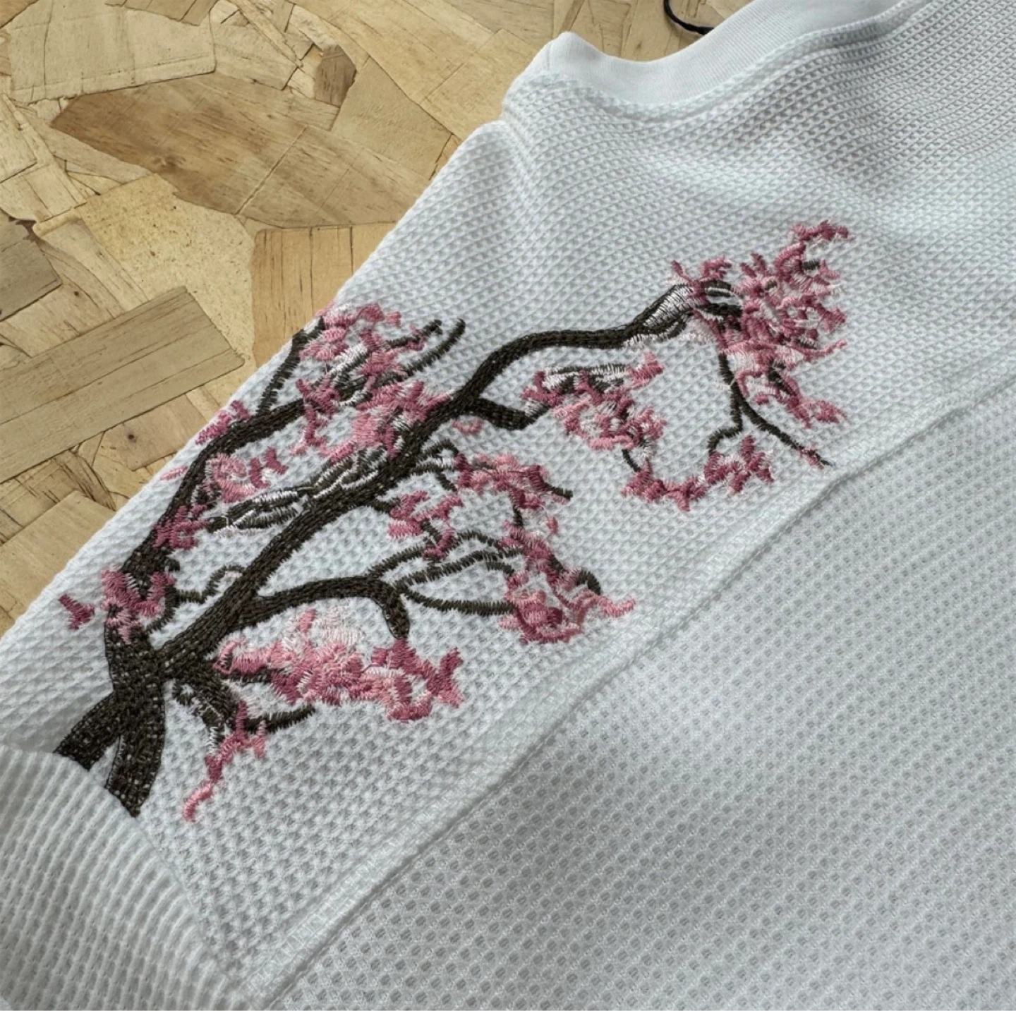 Derschutze White Cherry Blossom Long Sleeve Shiry - photo 3