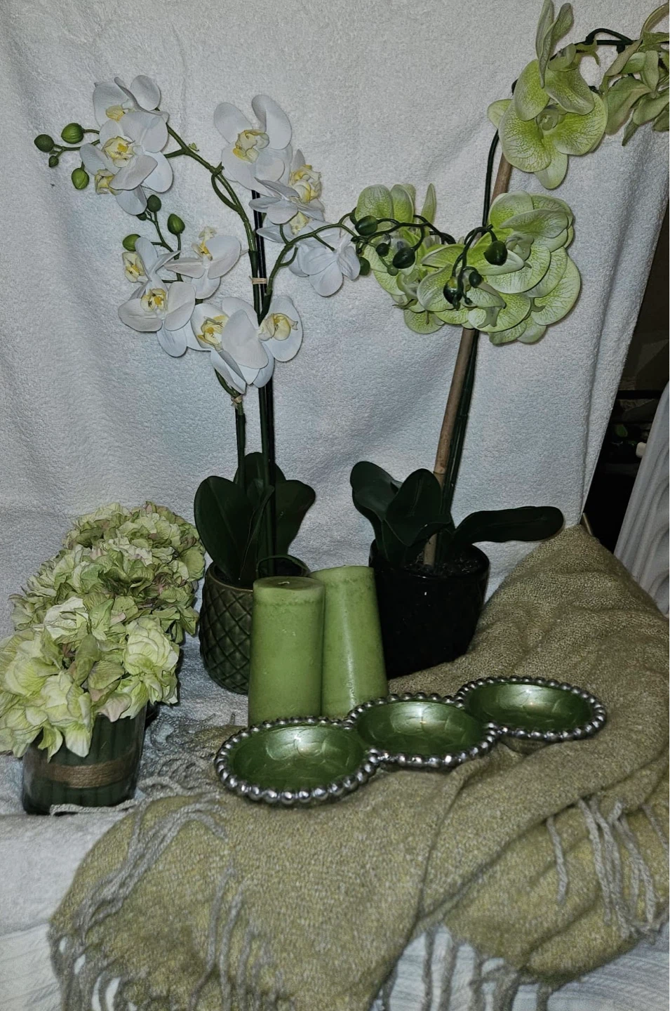 Green Home Décor 9 Items Bundle Set