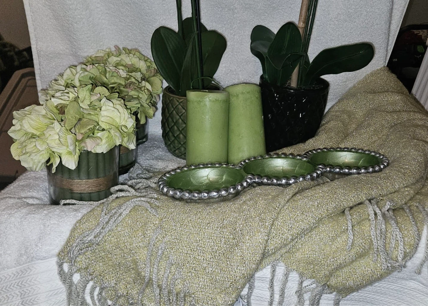 Green Home Décor 9 Items Bundle Set - photo 5
