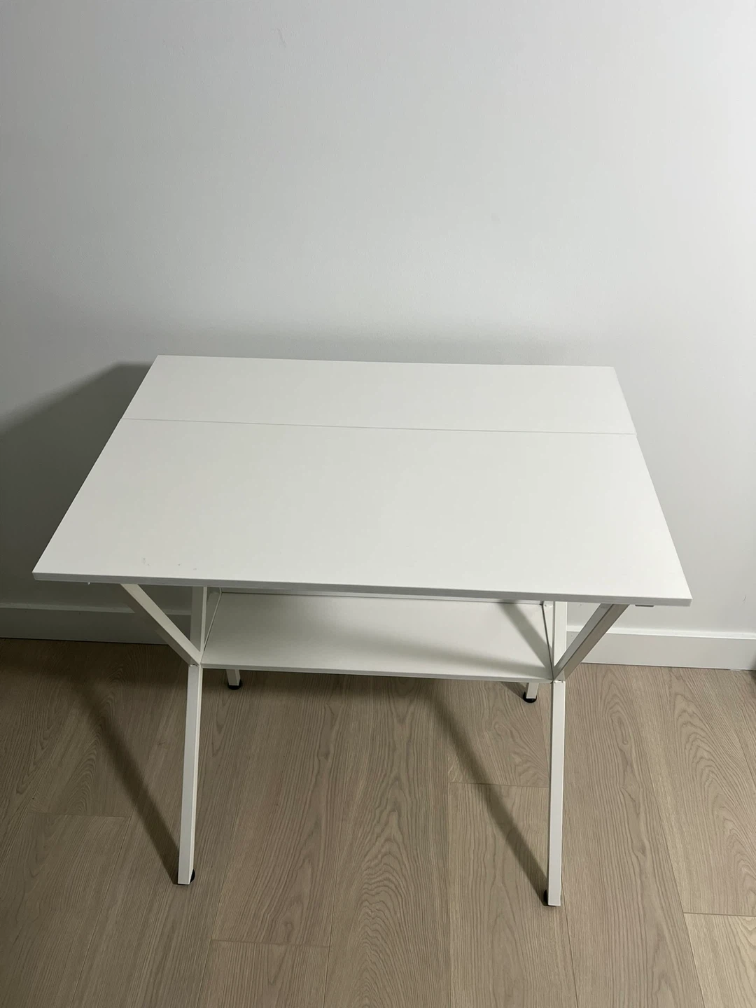 1 or 2 White Computer Desks with Monitor & Storage Shelves