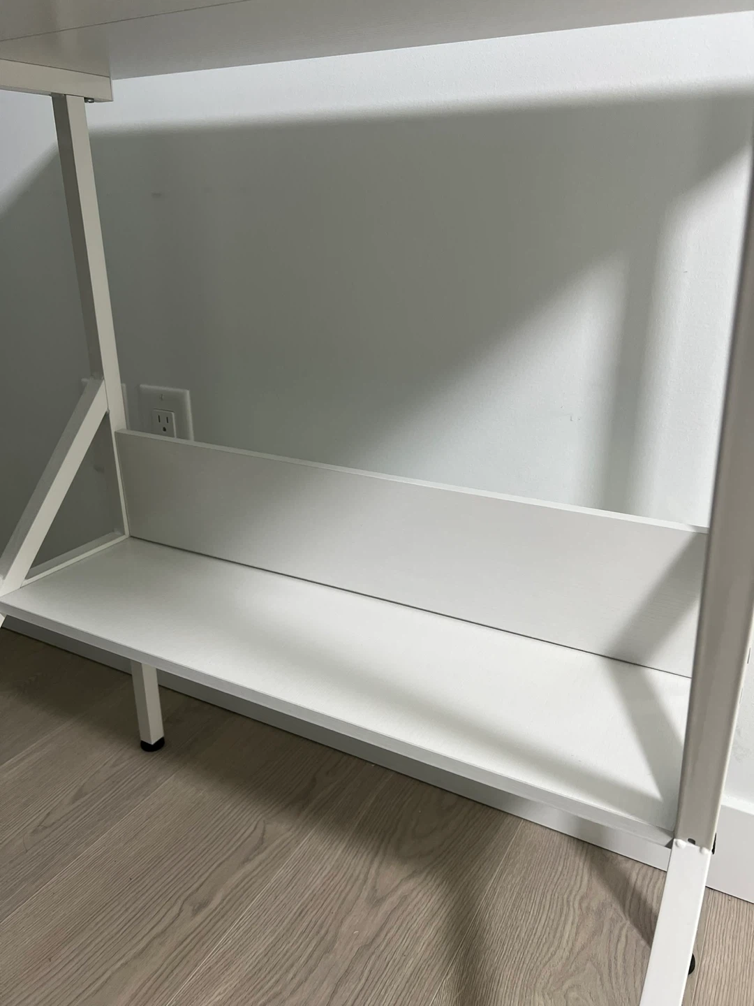 1 or 2 White Computer Desks with Monitor & Storage Shelves - photo 4