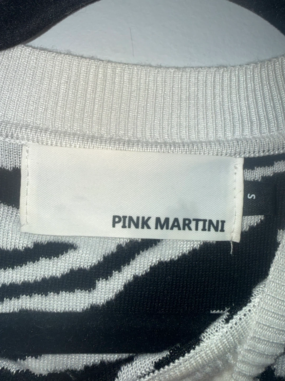Pink Martini Zebra Print Sleeveless Sweater Top - photo 4