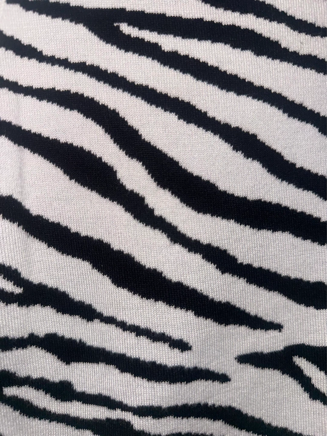Pink Martini Zebra Print Sleeveless Sweater Top - photo 2
