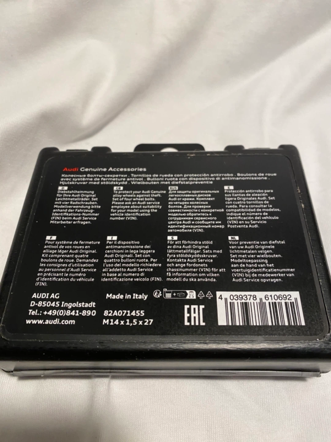 Audi Anti-theft Wheel Bolts Set - photo 2