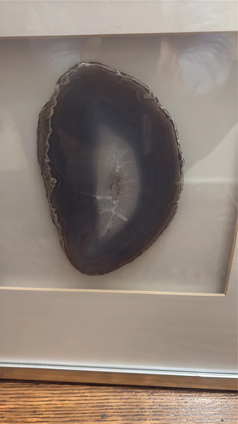 2 Framed Agate Slice Wall Art - photo 3