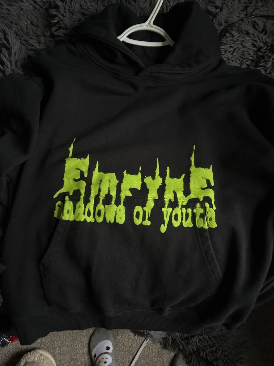 Black "Shadows of Youth" Hoodie