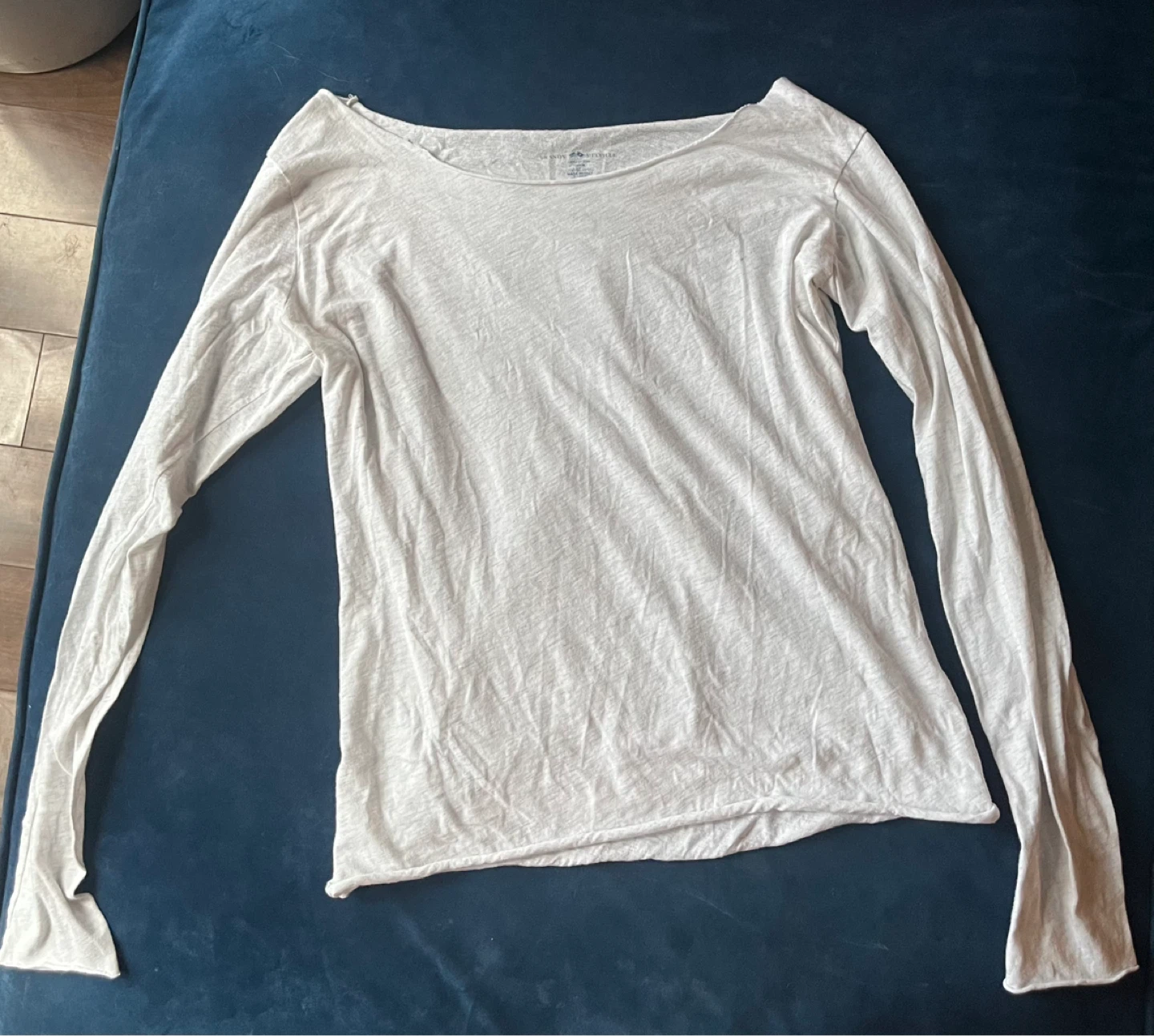 White Long, Off the shoulder, Sleeve Top
