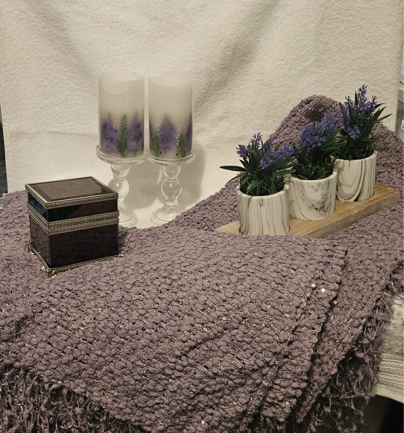 Purple Home Decor Bundle 12 Item Bundle - photo 5