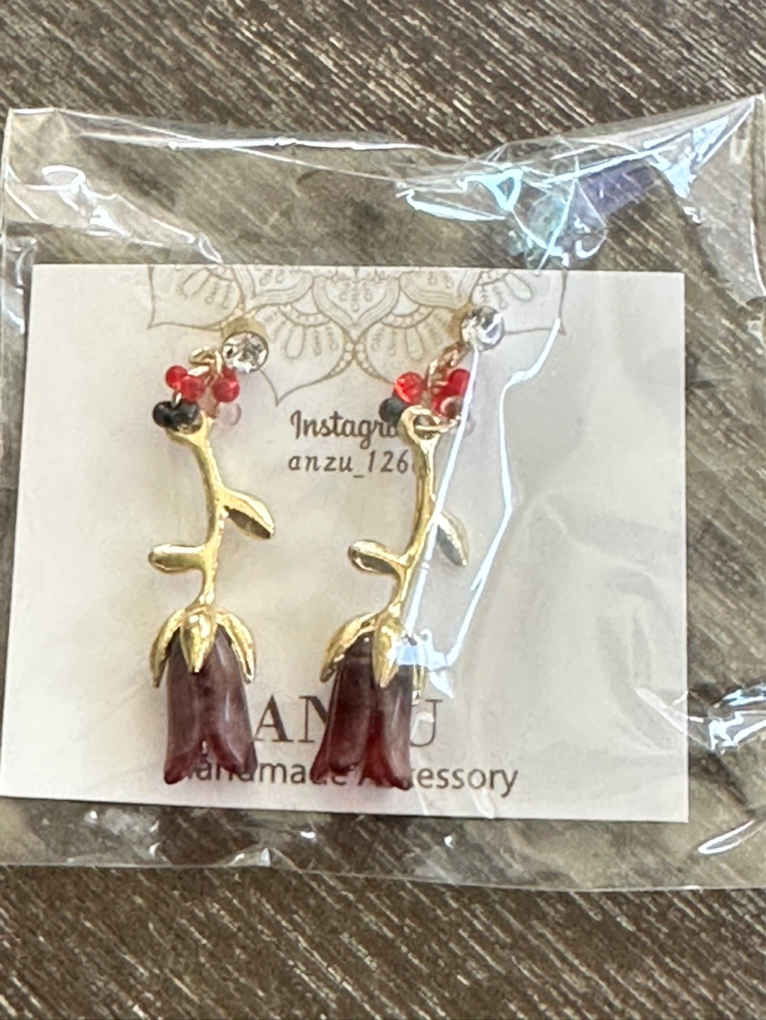 Flower Dangle Earrings with