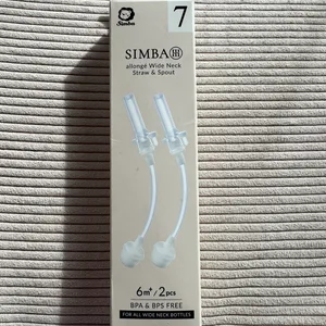 Simba Wide Neck Straw & Spout (2 pcs)