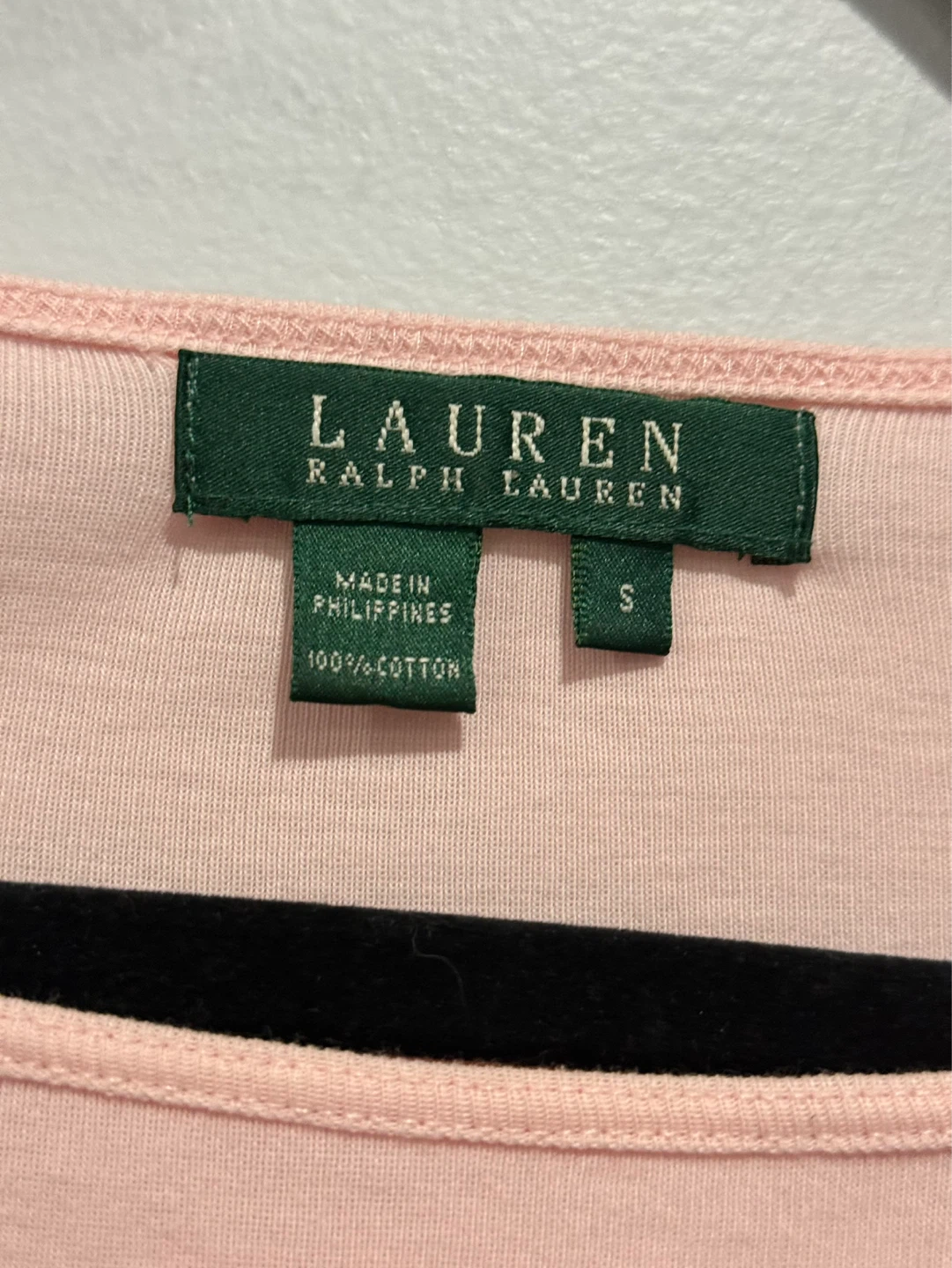 Lauren Ralph Lauren Pink 100% Cotton Long Sleeve Top Size S - photo 2