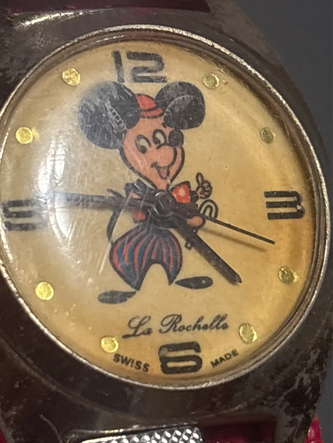 La Rochelle Vintage Mickey Mouse Swiss Made Watch - photo 3