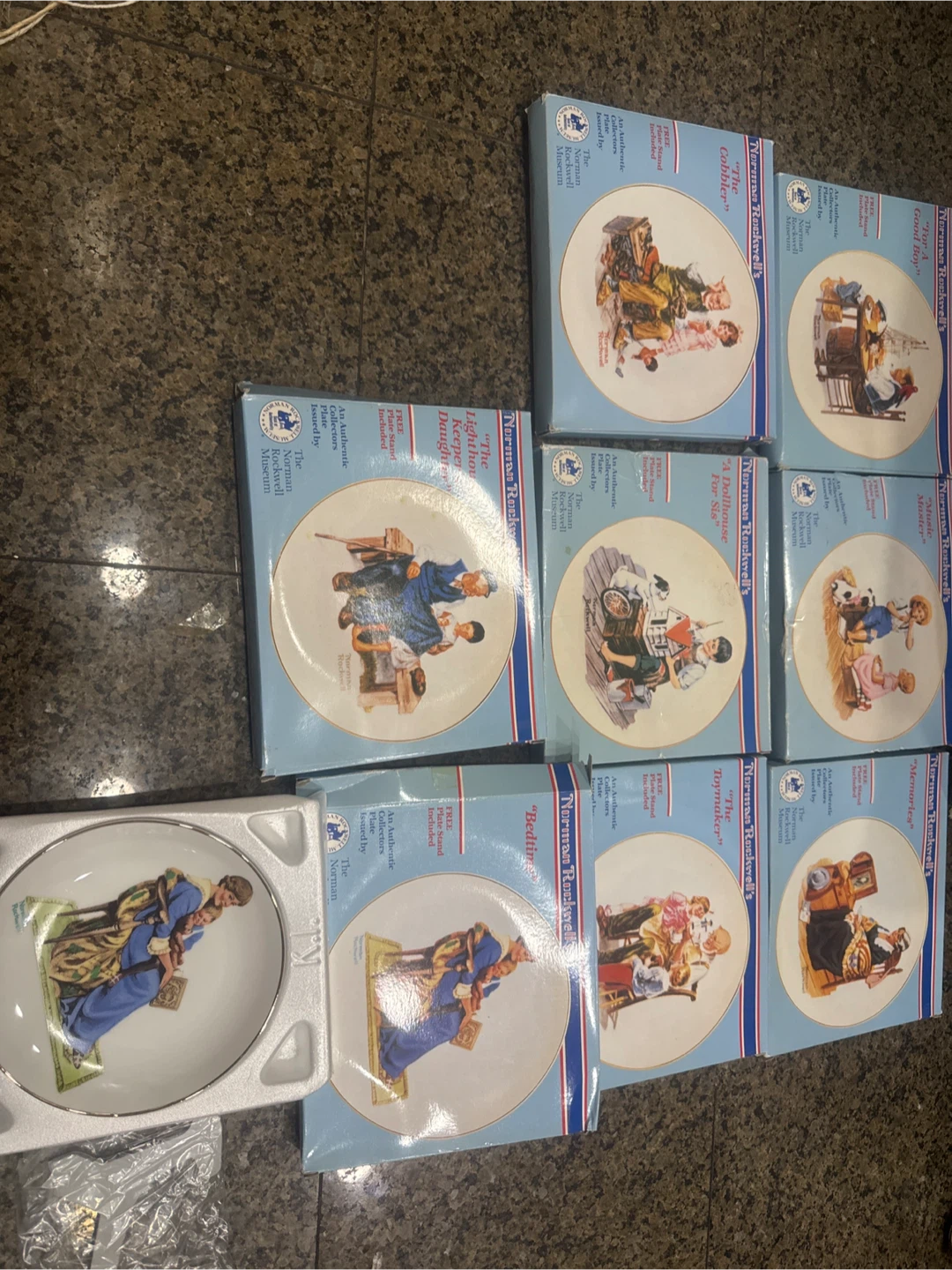Norman Rockwell Collector Plates (Set of 8)