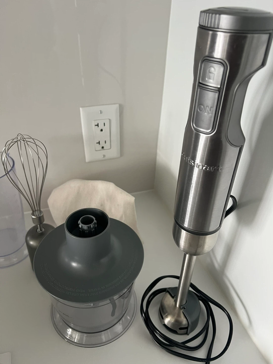 Variable Speed Hand Blender CSB-87C — with Whisk, Chopper & Cup - photo 4