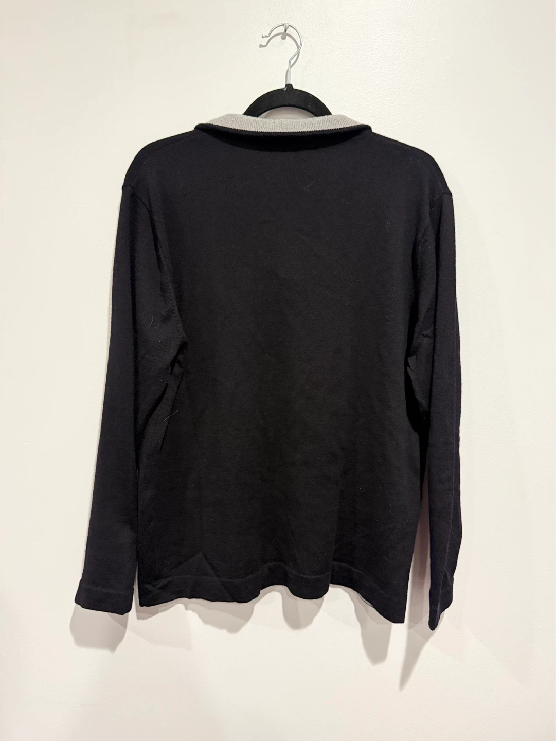 Kevin Coole 100% Merino Wool Quarter Zip Sweater XL/TG - photo 4