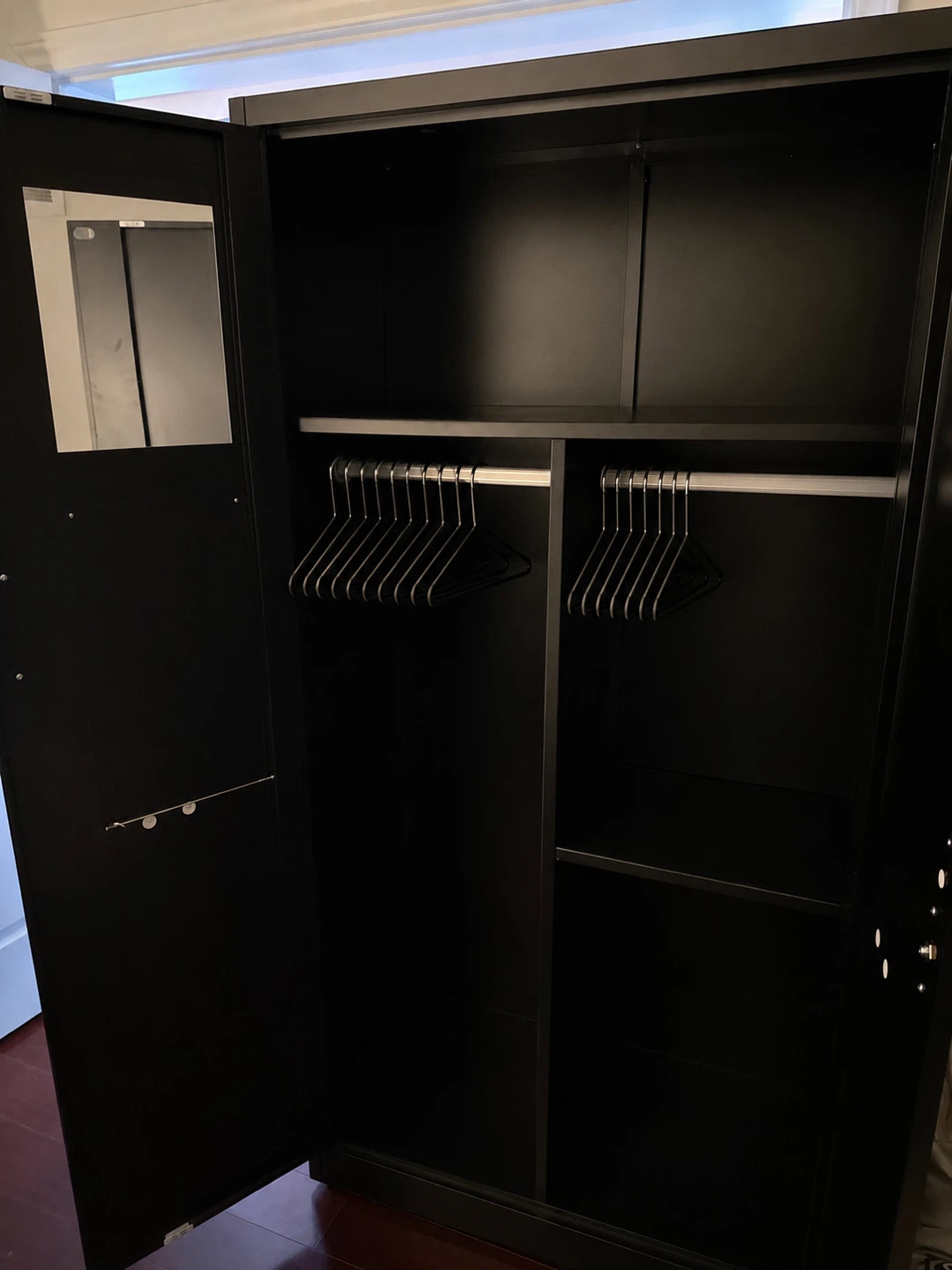 METALLIFIX Black Double Door Storage Cabinet - photo 2