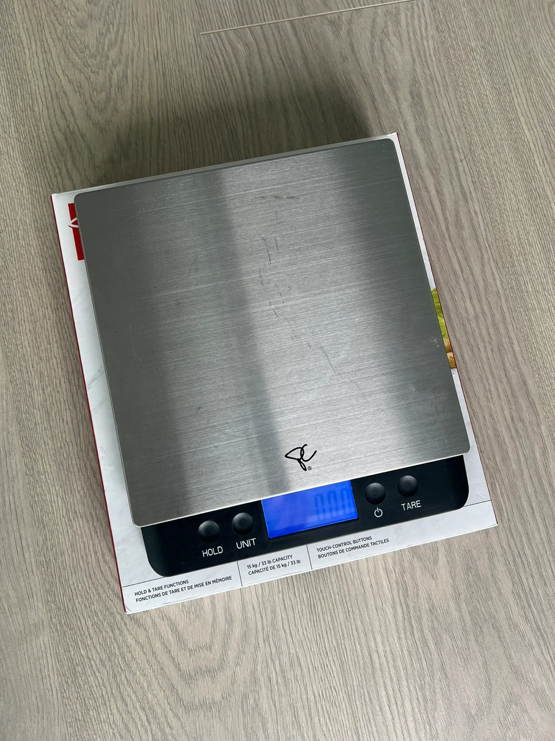 Digital Kitchen Scale Stainless Steel Platform - photo 2