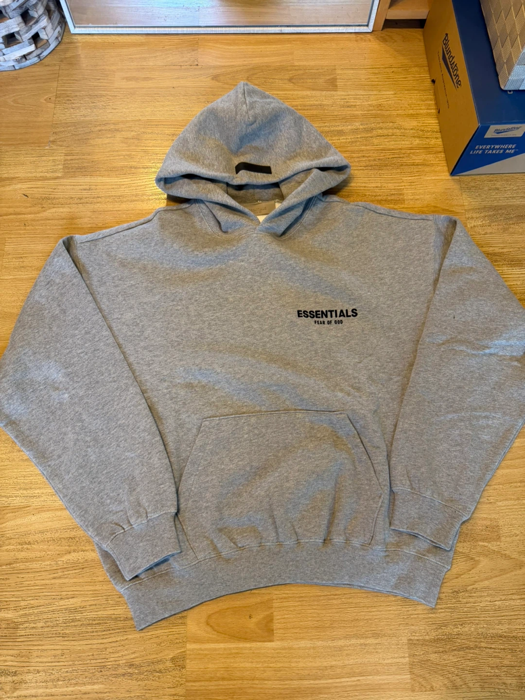 Fear of God Essentials Dark Oatmeal Hoodie
