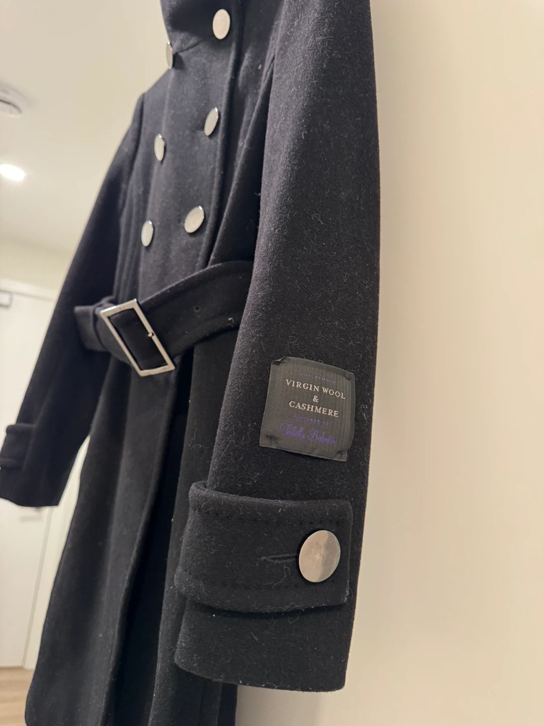 Aritizia Black Wool & Cashmere Coat - XS - photo 4