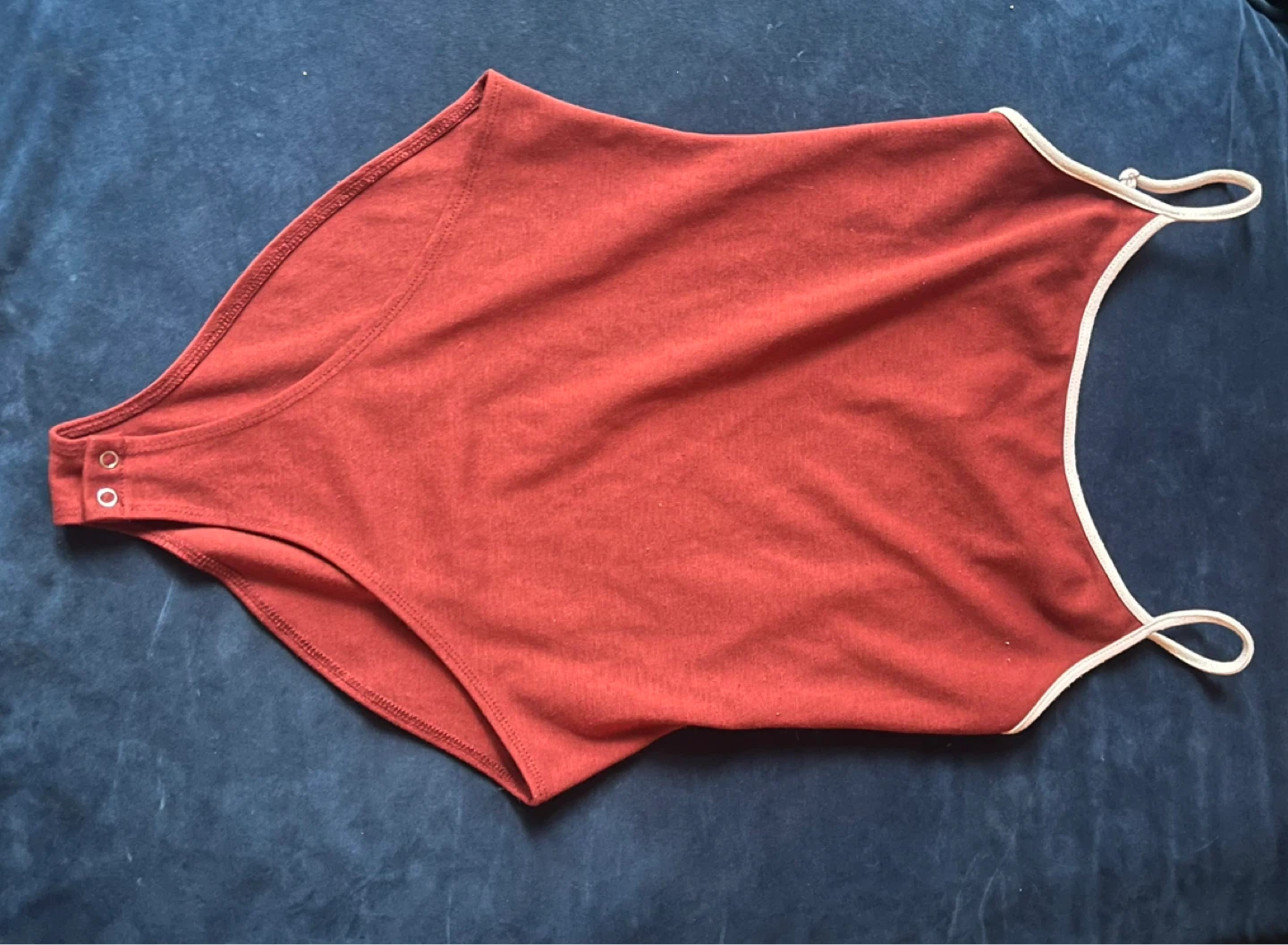 Terracotta Racerback Bodysuit