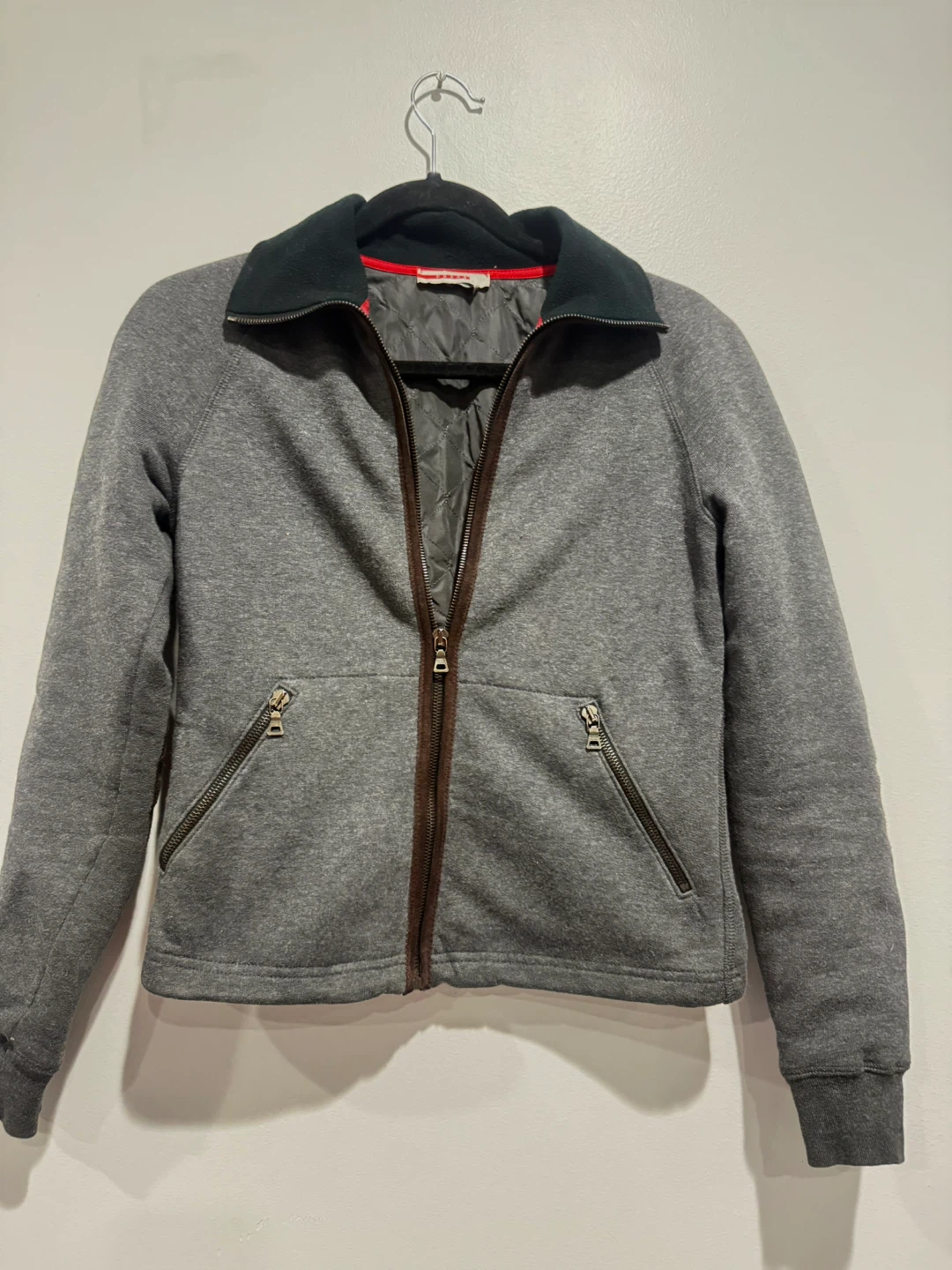 Vintage Prada Milano Grey Zip-Up Jacket