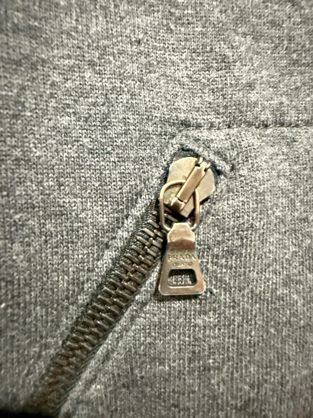 Vintage Prada Milano Grey Zip-Up Jacket - photo 2