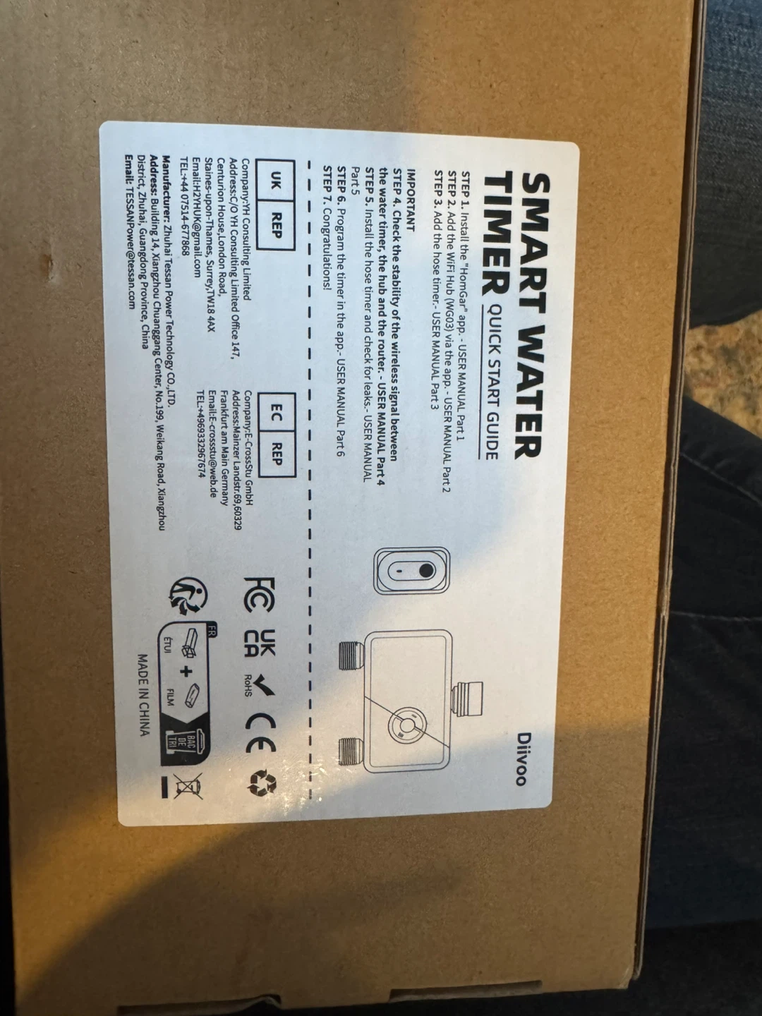 Diivoo WiFi Sprinkler Timer 2 Zone - photo 2