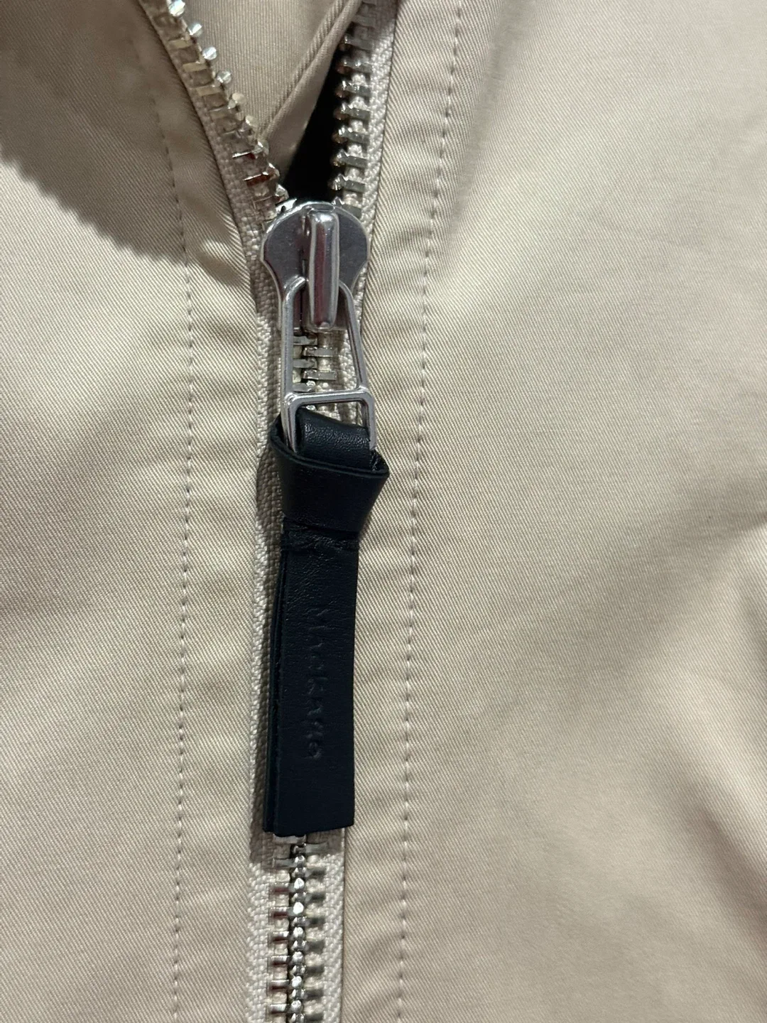 Mackage Beige Trench Coat with Black Leather Accents - photo 5