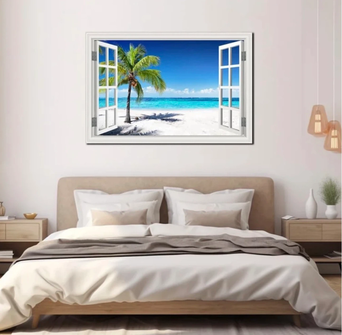 Palm Trees Artwork - 36"L x 24"W - photo 2
