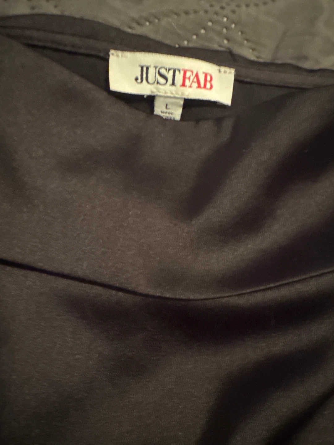 JUSTFAB Black Off-the-Shoulder Top - Size L - photo 2