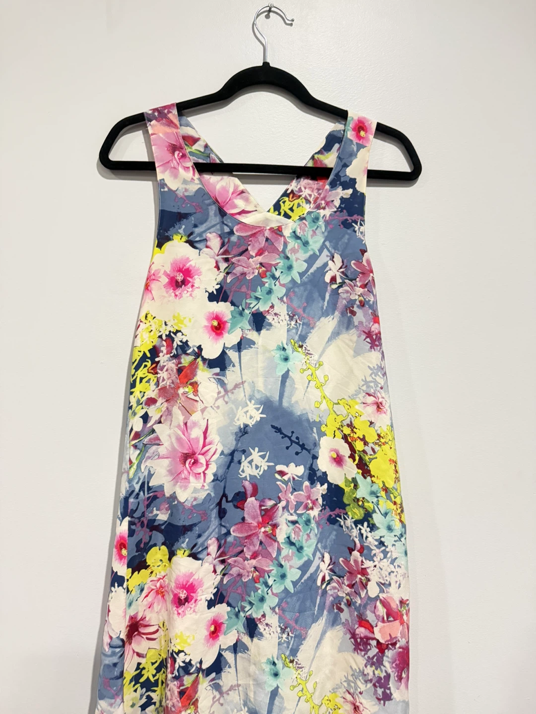Cynthia Rowley 100% Silk Floral Dress
