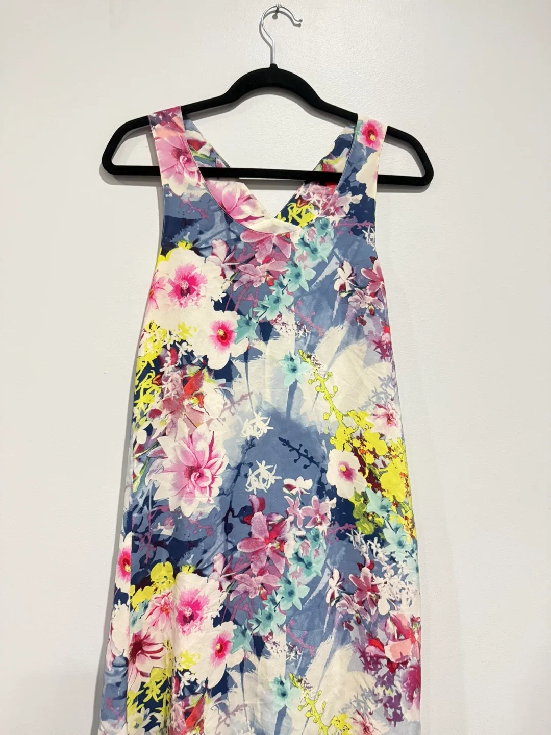 Cynthia Rowley 100% Silk Floral Dress