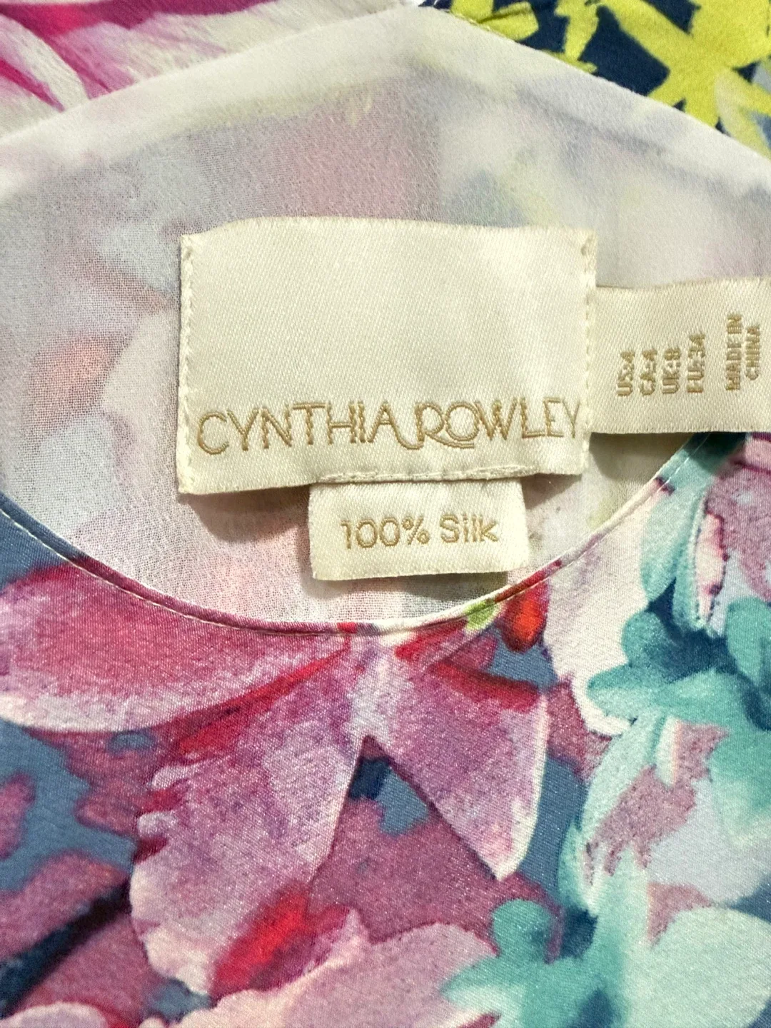 Cynthia Rowley 100% Silk Floral Dress - photo 3