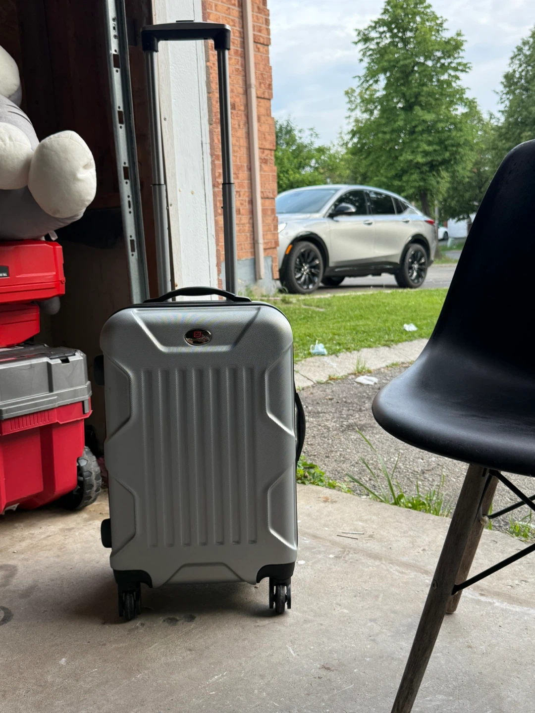 Outbound Silver Hardside Carry-On Luggage - photo 2