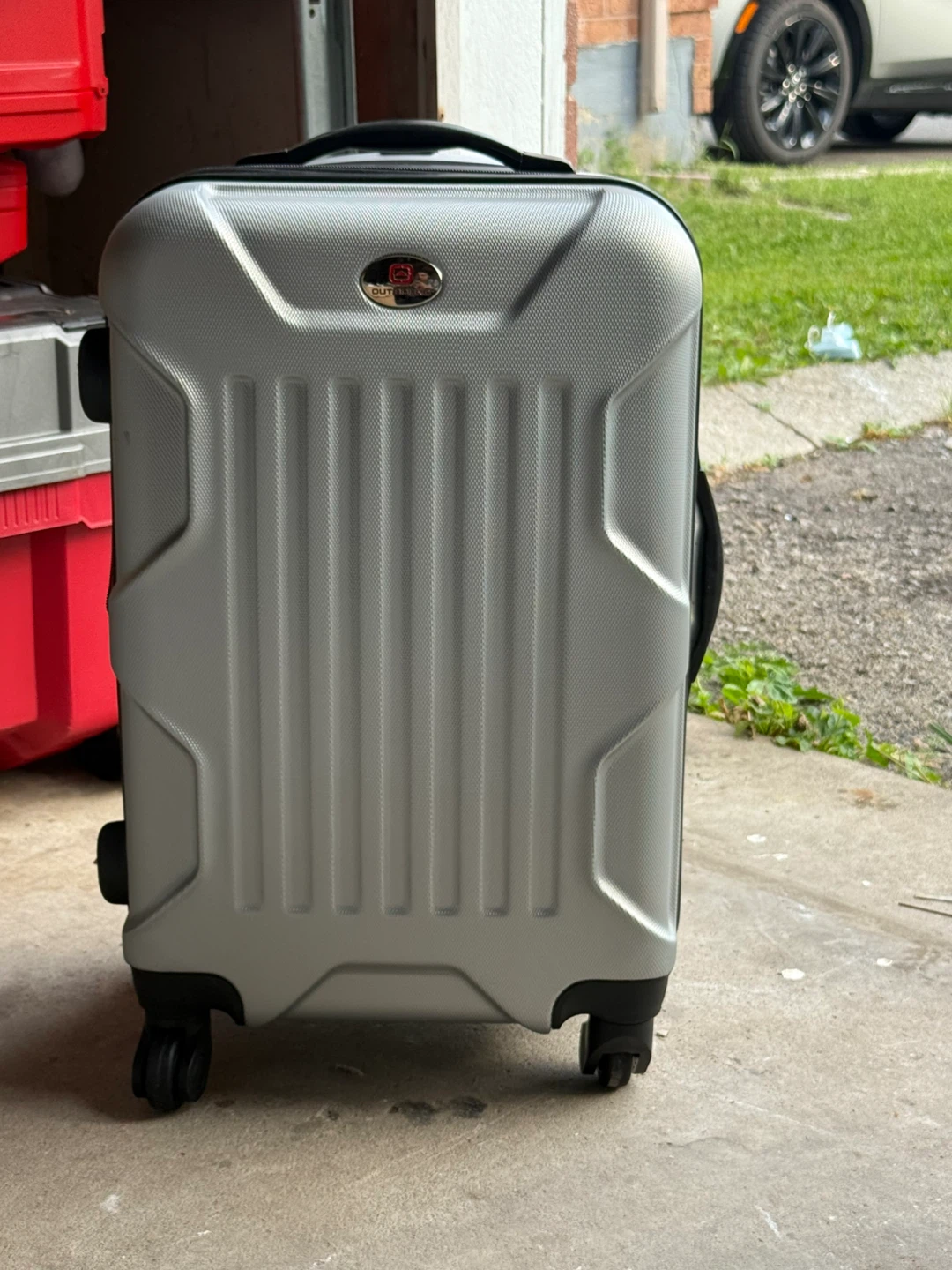 Outbound Silver Hardside Carry-On Luggage - photo 3