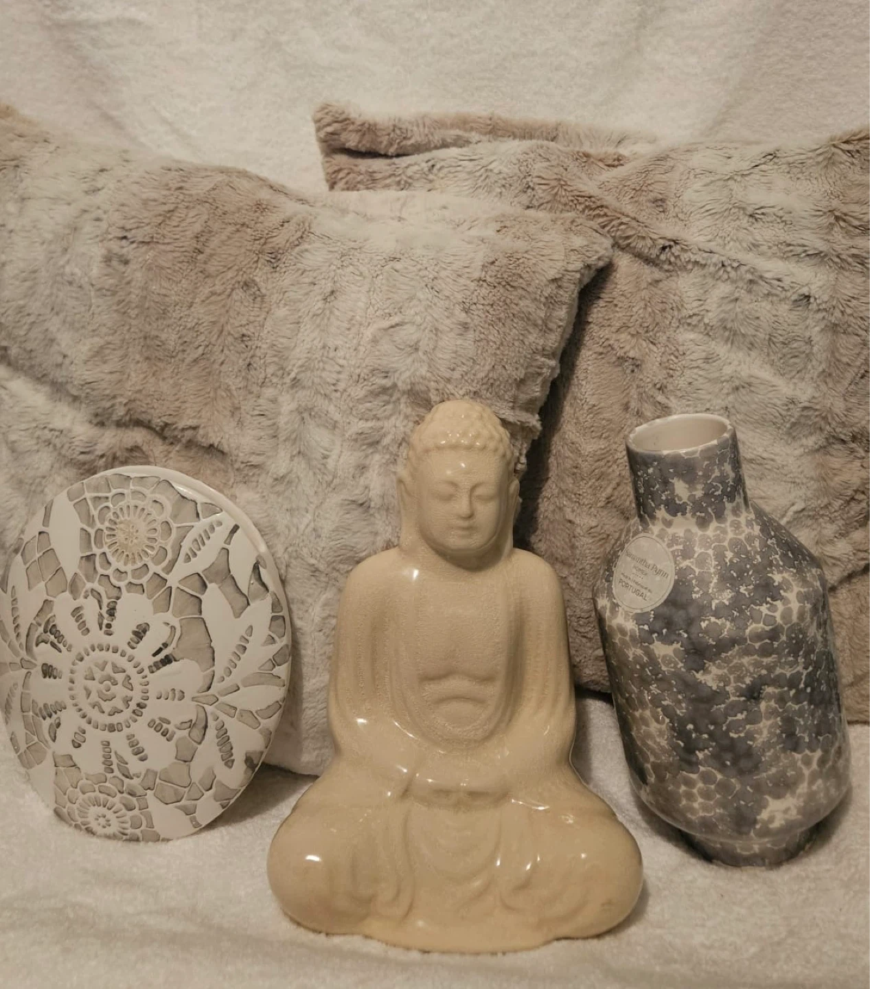 Neutral Home Décor 5 Items Bundle — New Condition - photo 4