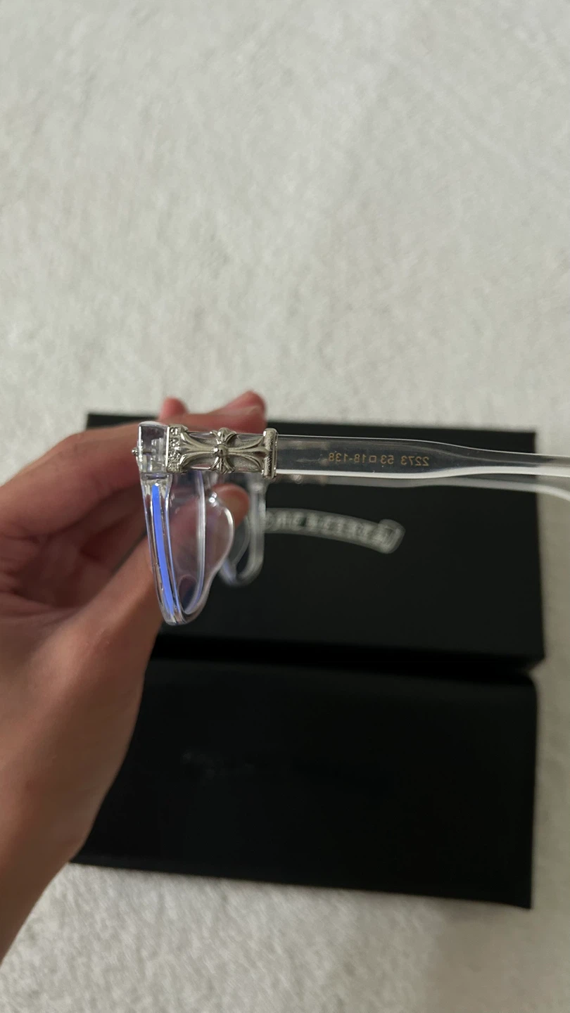 Clear Chrome Hearts glasses - photo 3