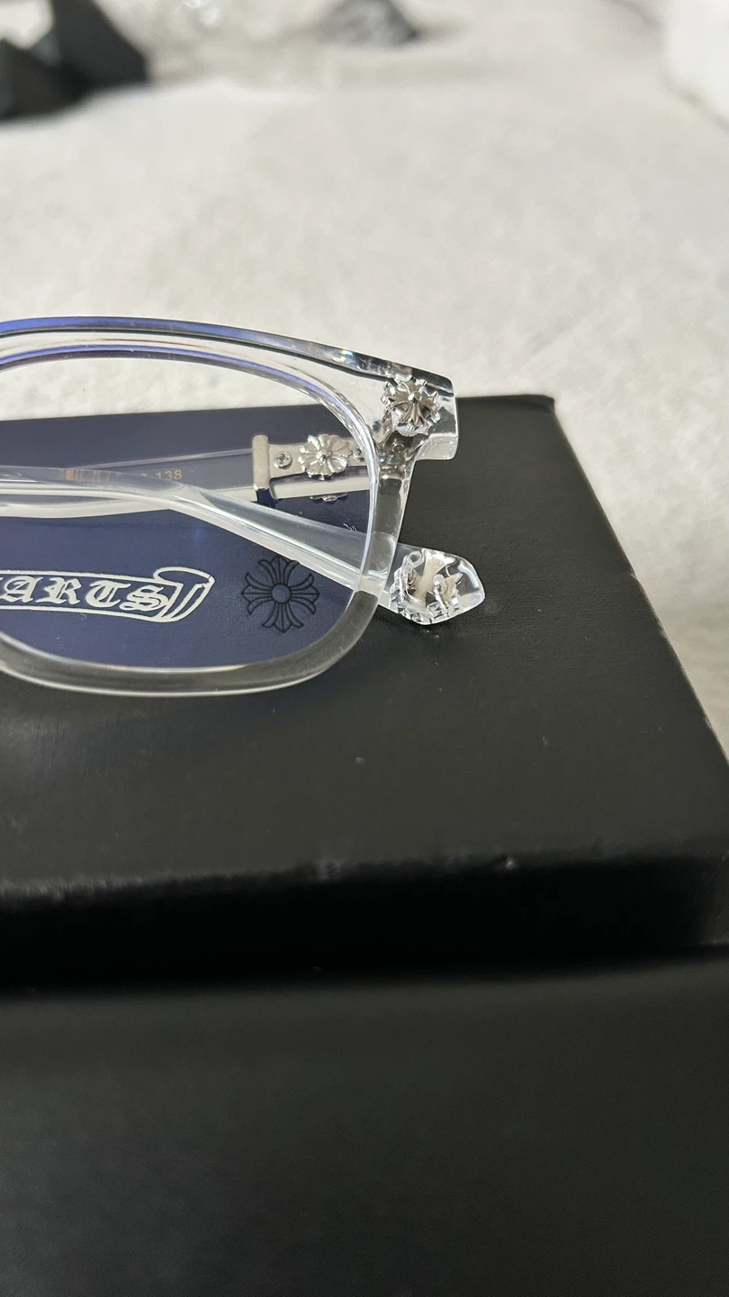 Clear Chrome Hearts glasses - photo 2