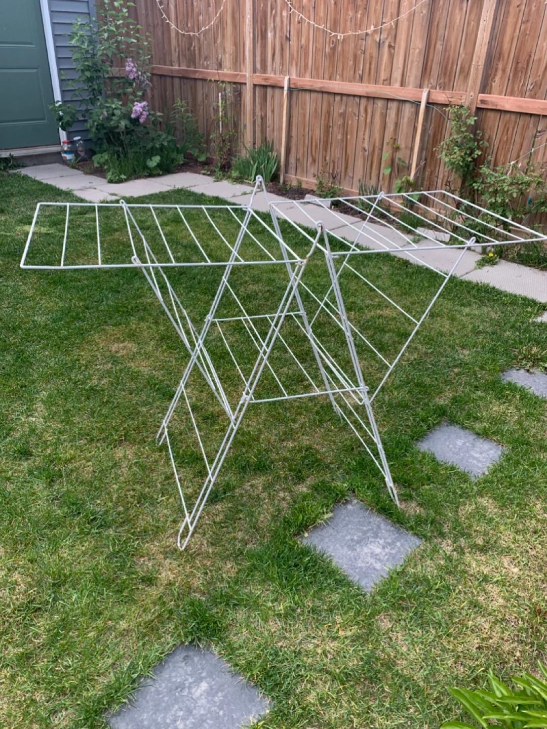 White Folding Drying Rack