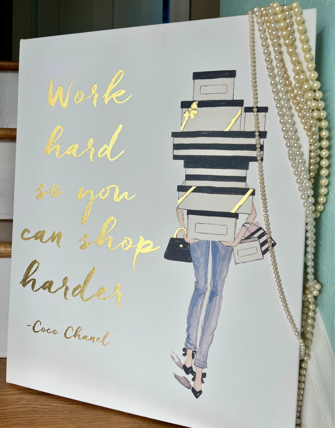 CUTE CANVAS WORK HARD