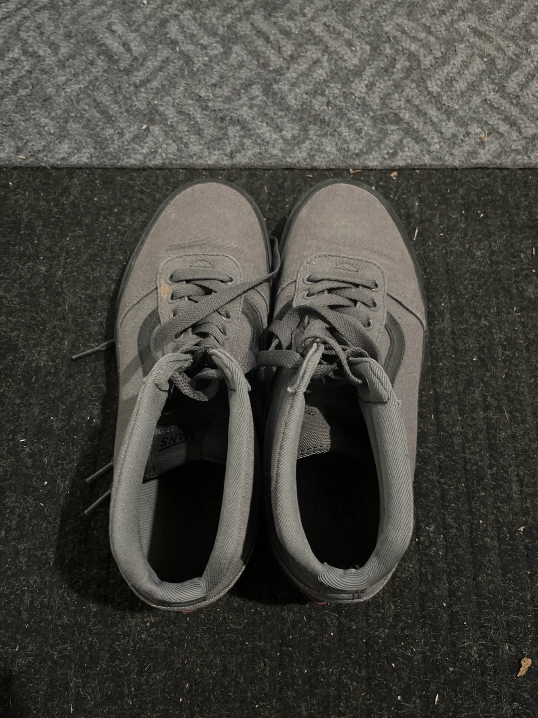 Vans Grey Canvas Sneakers